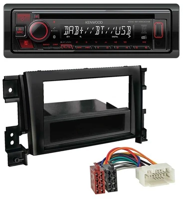 Kenwood MP3 CD USB Bluetooth DAB Autoradio für Suzuki Gran Vitara (ab 2005) - Bild 1 von 4