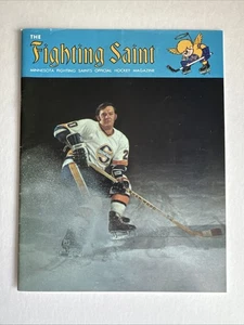 11/16/72 Minnesota Fighting Saints Official Program Magazine vs Quebec WHA - Picture 1 of 13