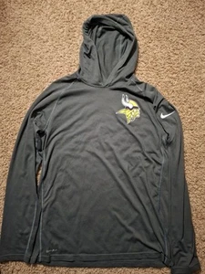 Nike Minnesota Vikings Shirt Herren Large grau Dri Fit Langarm NFL Performance - Bild 1 von 11