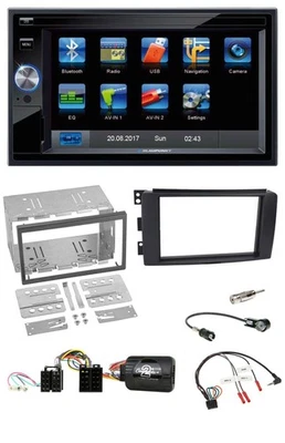 Blaupunkt Lenkrad USB Bluetooth TMC 2DIN Navigation für Smart ForFour 2004-2006 - Bild 1 von 4