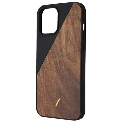 Custodia In Legno Native Union Clic Per iPhone 12 Pro Max - Noce/Nero - Immagine 1 di 4