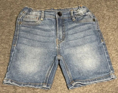 Volcom Denim Bermuda Shorts - Adjustable Waist - Kids Size 5T - Image 1 of 4