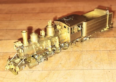 Last Run Key Imports HOn3 Brass D&RGW C-19 2-8-0 345 a Beauty Excellent Runner 2 - Image 1 of 4