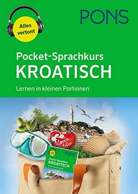PONS Pocket-Sprachkurs Kroatisch: Lernen in kleinen Portionen mit Aud (Hardback) - Image 1 of 2