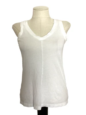 Camiseta sin mangas Caslon blanca con cuello en V talla XS Foto 1 de 4