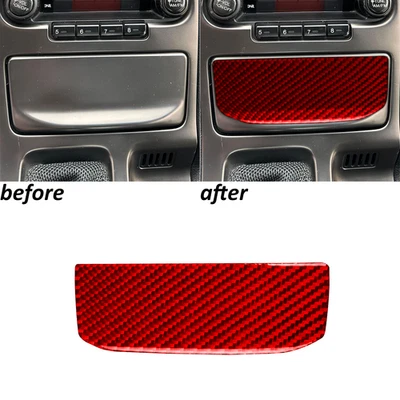 Consola de fibra de carbono roja encendedor panel moldura para Acura NSX 1990-2005 Foto 1 de 4