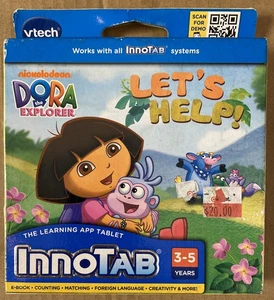 VTech Nickelodeon Dora The Explorer Let's Help ! For InnoTab - Imagen 1 de 2