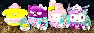 Set of (4) Squishmallows 5” INCH Hello Kitty & Friends Dreamland Series - Image 1 of 4