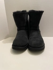 Stivali Ugg donna Bailey fiocco nero scamosciato taglia 11 - Foto 1 di 10