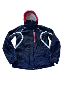 Eddie Bauer Weatheredge Plus Jacke Damengröße Medium versteckte Kapuze gebraucht, in einwandfreiem Zustand - Bild 1 von 9