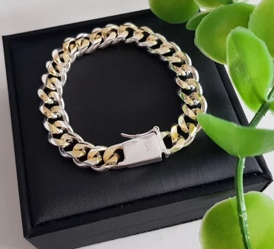 925 Silber PANZER ARMBAND Panzerkette Massiv Figaro Anker ARM KETTE Königskette - Bild 1 von 4