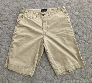American Eagle Chino Shorts Mens 32 Khaki Beige Next Level Flex Preppy - Picture 1 of 7