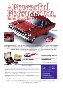 1967 PLYMOUTH HEMI BELVEDERE GTX ~ GREAT DIECAST CAR AD - Imagen 1 de 1