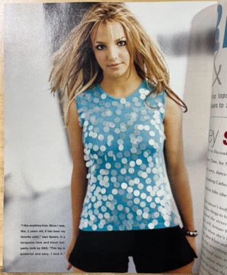 BRITNEY SPEARS(early) - InSTYLE Mag July 1999 - NEW - CLAIRE DANES - LEFT EYE - Image 1 of 3