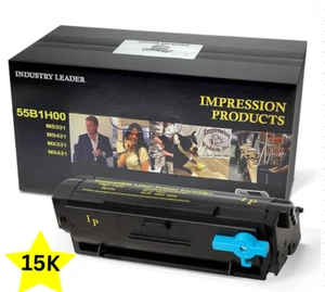 55B1H00 15K HIGH YIELD TONER MS331, MS431, MX331, MX431, MX432 - Picture 1 of 1