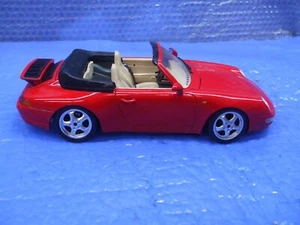 Burago Red 1993 Porsche 911 Carrera 1:18 Model Car Used - Picture 1 of 6