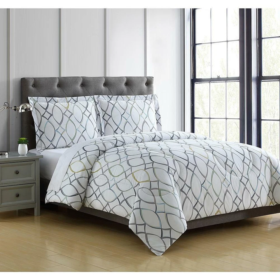 Essential Home 2-Piece Twin Microfiber Comforter Set - Medina Print - Image 1 of 4