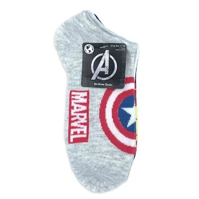 Marvel Avengers Women's 3 Pairs No Show Socks Sz 4-10 - Image 1 of 3