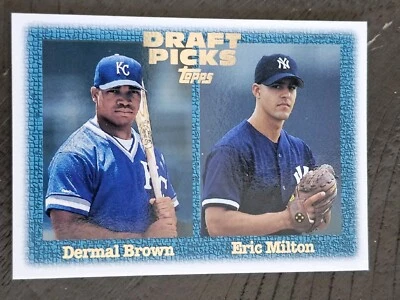 1997 Topps - #272 Eric Milton, Dee Brown (RC) - Image 1 of 2