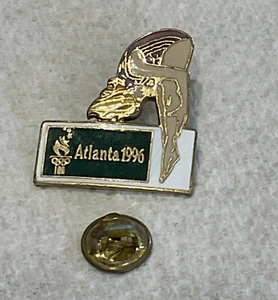 Vintage Olympic Pin Badge Atlanta USA 1996 Diving Metal Original Enamel America - Picture 1 of 8
