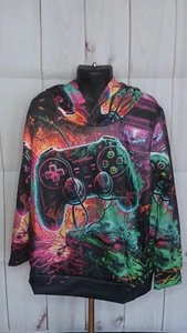 Boys Video Game Controler Hoodie - Picture 1 of 1