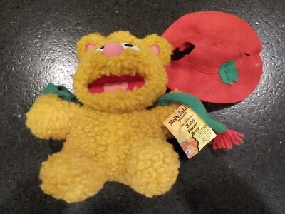 1988, Jim Henson, Muppet Babies, Baby Fozzie Bear, 8", Plush with McDonald's Tag - Image 1 of 4