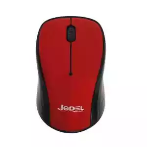 Jedel Comfort 2.4Ghz Wireless Optical Mouse Red For PC Laptop Android TV Box - Picture 1 of 2