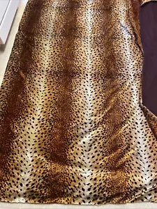 Leopard Duvet Cover Full Queen EUC 80” X 92” Leopard Animal Print. Excellent . - Picture 1 of 10