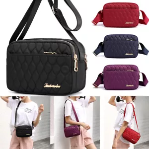 NEW Waterproof Messenger Cross Body Ladies Handbag Bag Shoulder Bag Womens Purse - Picture 1 of 30
