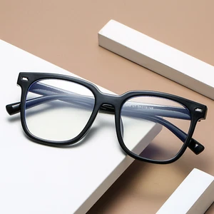 Blue Light Blocking Glasses Retro Square Computer Gaming Eyewear Protection - Picture 1 of 18