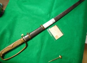 worldwar2 imperial japanese army company grade kyu-gunto sword certificate - Picture 1 of 12