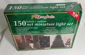 Merrybrite 150-Count Clear White Net Christmas Lights, 24 sq. ft. - Picture 1 of 5