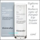 This Works No Wrinkles Eye Repair Cream 15ml Tightens & Reduces Signs of Fatigue
