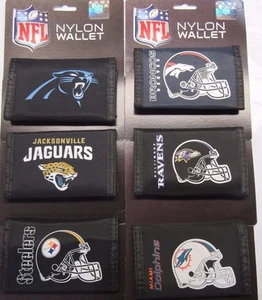 NFL Printed Tri-Fold Nylon Wallet RICO -Select- Team Below - Picture 1 of 38