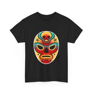 Wrestler | Lucha Libre Luchador | Wrestling Mexican Mask T-Shirt - Picture 1 of 15