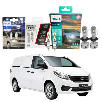 Philips LED Low High Beam Parker Headlight Package for 2020+ LDV Deliver 9 G10+ - Image 1 of 4