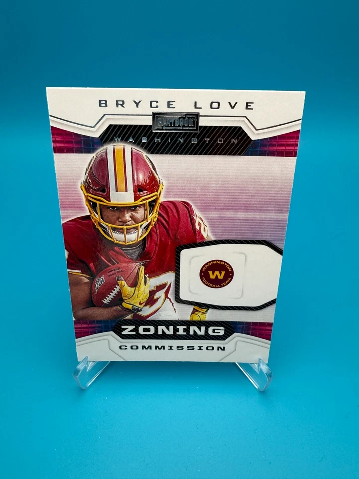 2020 Panini Playbook - Zoning Commission Bryce Love #ZC-22 - Image 1 of 2