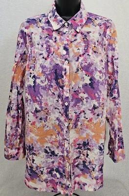 Camisa Top Blusa Relativity Mujer Talla 1X Multicolor Foto 1 de 4