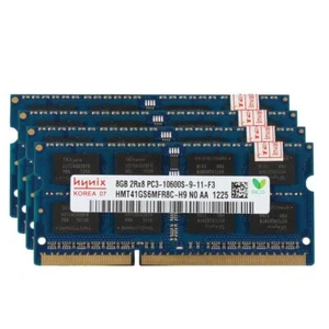 Hynix 32GB 16GB 8GB DDR3 1333MHz PC3-10600S 204Pin SODIMM Laptop Memory SDRAM UK - Picture 1 of 11