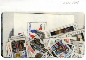 Czechoslovakia 1989 MNH Complete Year set 43 Stamps + 3 Souvenir sheets - Picture 1 of 1