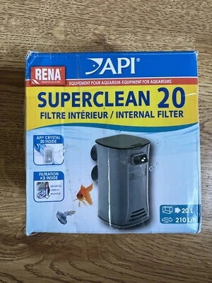 API Superclean Internal Filter Aquarium Crystal Clear Healthy Water Fish Tank - Image 1 of 3
