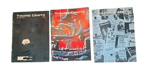 Old Theatre Crafts TC 1970 Vintage Display Magazine Book Lot of 3. Y - Picture 1 of 2