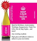 Personalised Thank You Teacher LSA Christmas Gift Bottle Label *3 for 2* -022