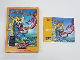 Tagin' Dragon Nintendo NES Box and Manual Only *scratched box/wear