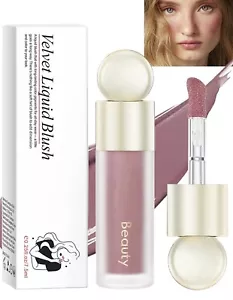 LakeRain Velvet Liquid Blush #3 rosa malva 0,25 fl oz - labbra/guance/ombretto - Foto 1 di 9