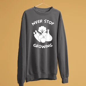 Sudadera Never Stop Growing Vegetal Jardinería Vegetal Planta Jardín Amante Regalo - Imagen 1 de 24