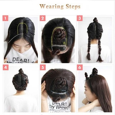 50 cm V Form lockiges Haar Extensions 4 Karten Stück leichte natürliche Farbe - Bild 1 von 4