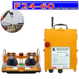 F24-60 Trasmettitore Ricevitore Industria Telecomando Wireless Joystick Gru VHF - Foto 1 di 6