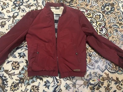 Jaqueta Bomber Burberry Vermelha Grande - Imagem 1 de 4