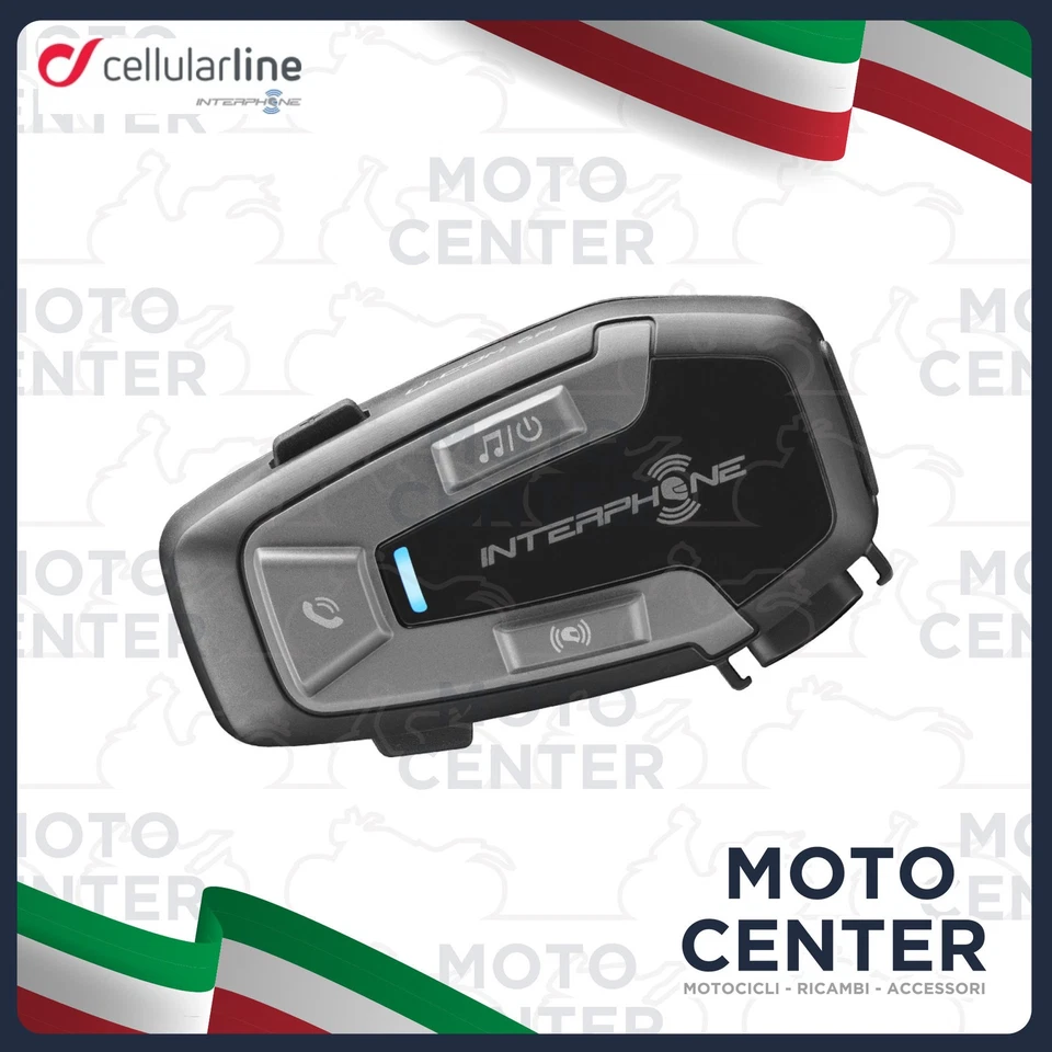 INTERFONO SINGOLO CELLULAR LINE INTERPHONE U-COM 6R CASCO MOTO SCOOTER